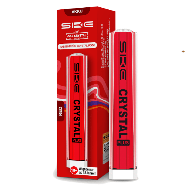SKE Crystal Plus Basisgerät - Akku - Rot