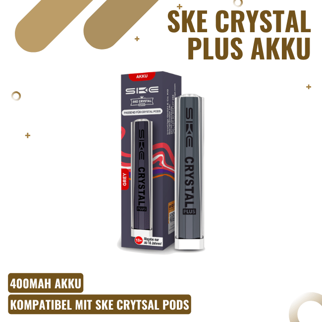 SKE Crystal Plus Basisgerät - Akku - Grau