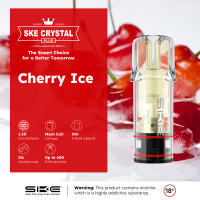 SKE Crystal Plus PODS - Cherry Ice - 2er Pack - 20mg/ml
