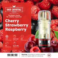 SKE Crystal Plus PODS - Cherry Strawberry Raspberry - 2er...