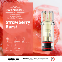 SKE Crystal Plus PODS - Strawberry Burst - 2er Pack -...