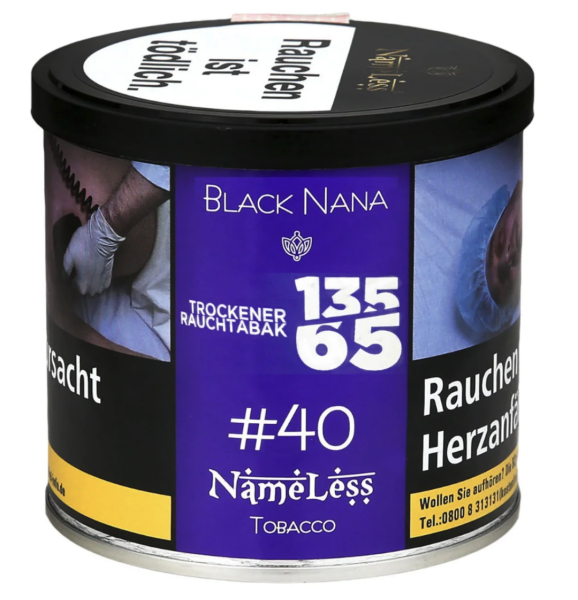Nameless 65g - #40 Black Nana - Shisha Tabak