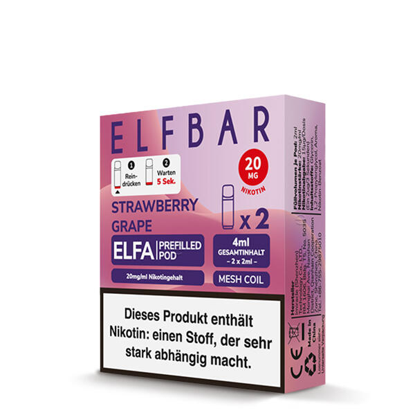 Elf Bar ELFA POD - Strawberry Grape