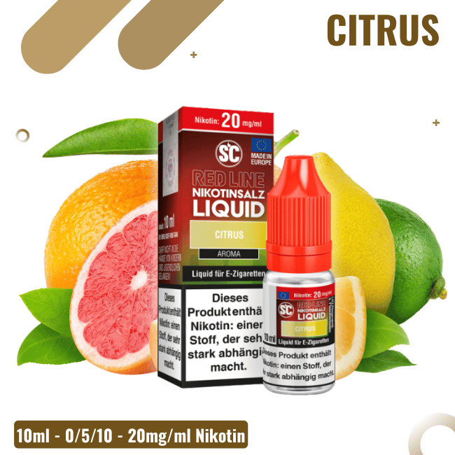 SC Liquid 10ml - Red Line - Citrus 10mg/ml