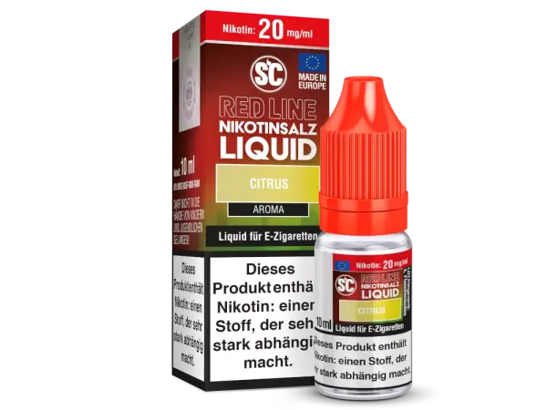 SC Liquid 10ml - Red Line - Citrus 20mg/ml