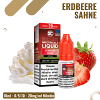 SC Liquid 10ml - Red Line - Erdbeere Sahne 20mg/ml