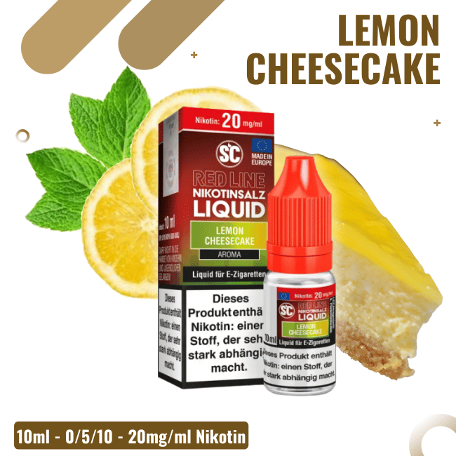 SC Liquid 10ml - Red Line - Lemon Cheesecake 10mg/ml