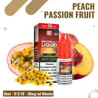 SC Liquid 10ml - Red Line - Peach Passion Fruit 20mg/ml