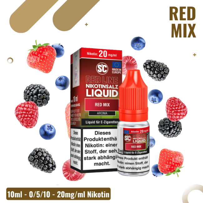 SC Liquid 10ml - Red Line - Red Mix 10mg/ml