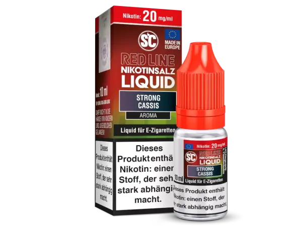SC Liquid 10ml - Red Line - Strong Cassis 20mg/ml