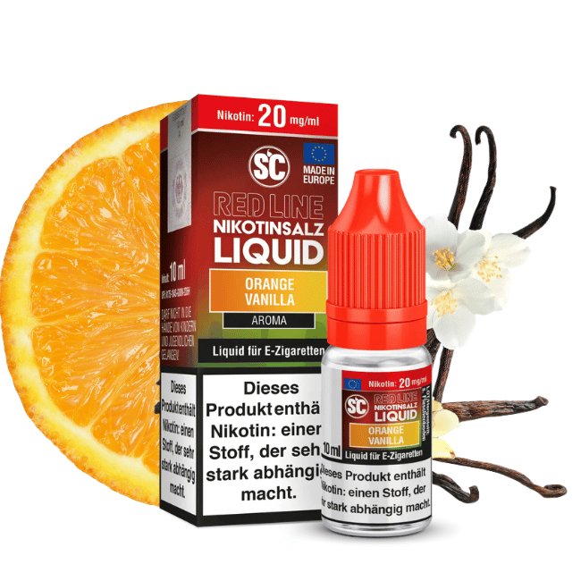 SC Liquid 10ml - Red Line - Orange Vanilla - 20mg/ml