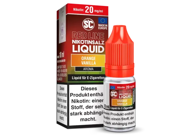 SC Liquid 10ml - Red Line - Orange Vanilla 20mg/ml
