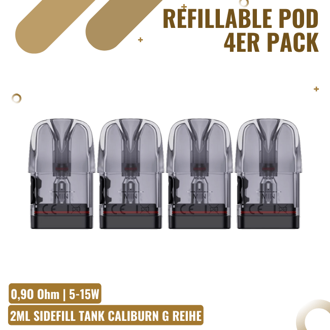 Uwell Caliburn - G3 POD - 0,9 Ohm (4er Pack)