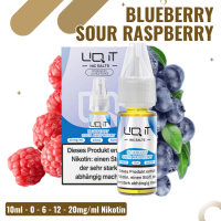 Lovesticks LIQ IT 10ml - Blueberry Sour Raspberry - 20mg/ml