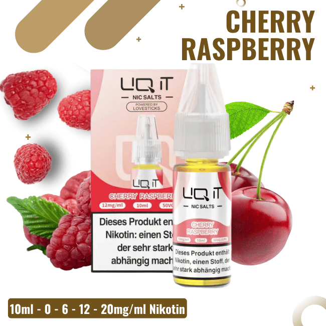 Lovesticks LIQ IT 10ml - Cherry Raspberry - 20mg/ml