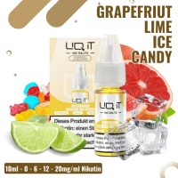 Lovesticks LIQ IT 10ml - Grapefruit Lime Ice Candy - 20mg/ml