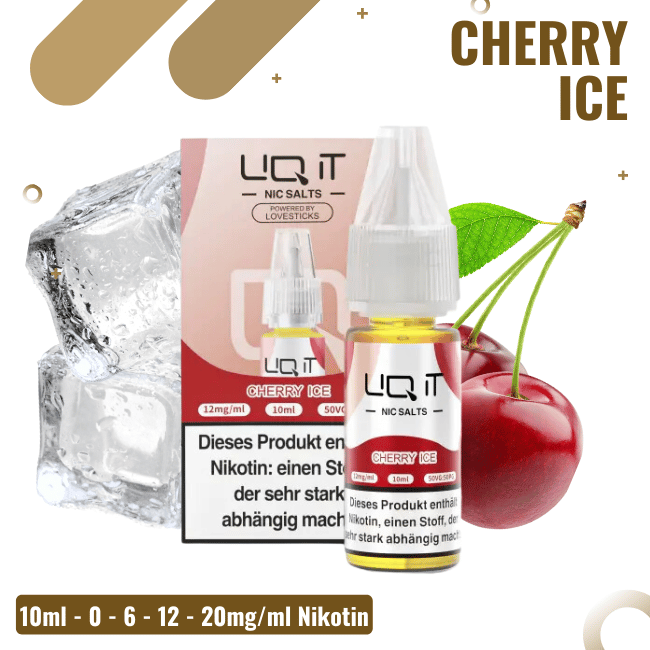 Lovesticks LIQ IT 10ml - Cherry Ice - 0mg/ml