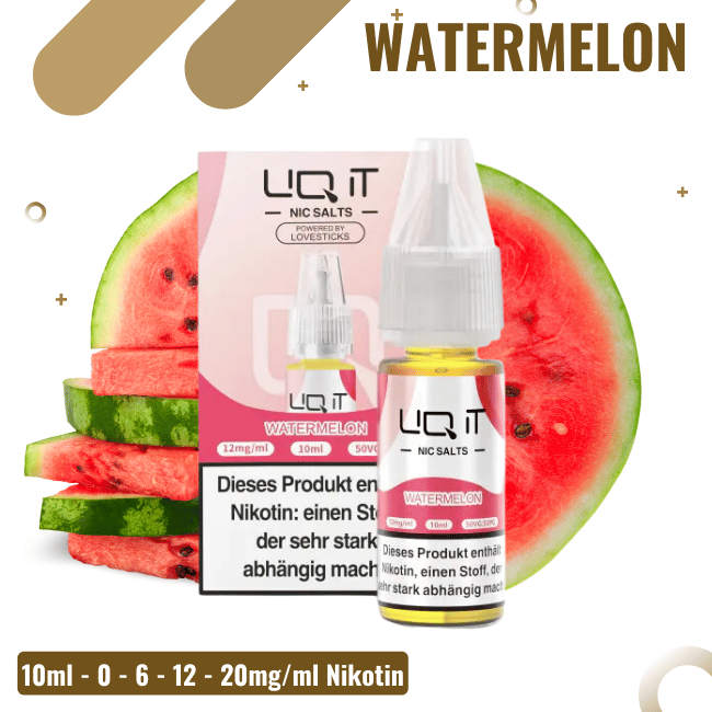 Lovesticks LIQ IT 10ml - Watermelon - 0mg/ml