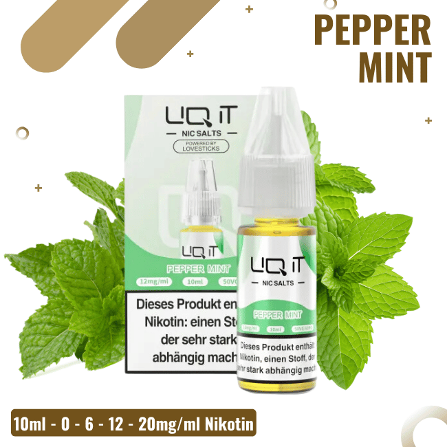 Lovesticks LIQ IT 10ml - Pepper Mint - 0mg/ml