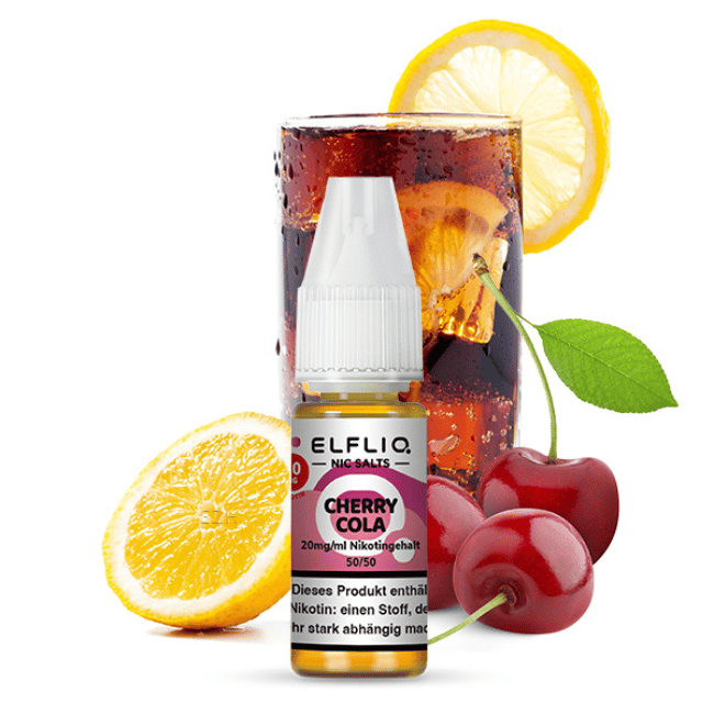 Elf Bar Elfliq 10ml - Cherry Cola - 10mg Nikotin -  Nikotinsalz