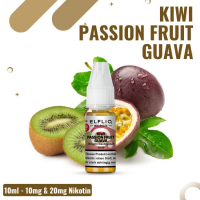 Elf Bar Elfliq 10ml - Kiwi Passion Fruit Guava - 10mg Nikotin - Nikotinsalz