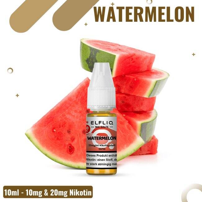 Elf Bar Elfliq 10ml - Watermelon - 10mg Nikotin -...