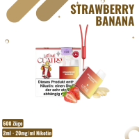 La Fume Cuatro 600 - Strawberry Banana