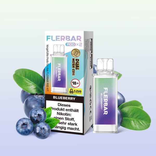 Flerbar Pods - Duopack - Blueberry