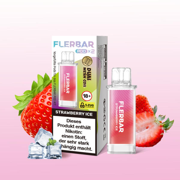 Flerbar Pods - Duopack - Strawberry Ice