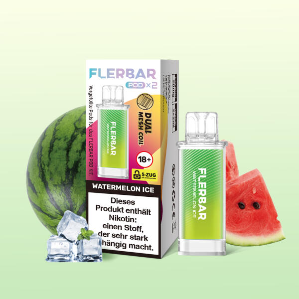 Flerbar Pods - Duopack - Watermelon Ice