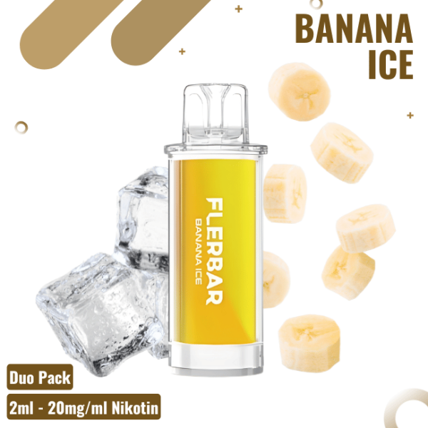 Flerbar Pods - Duopack - Banana Ice