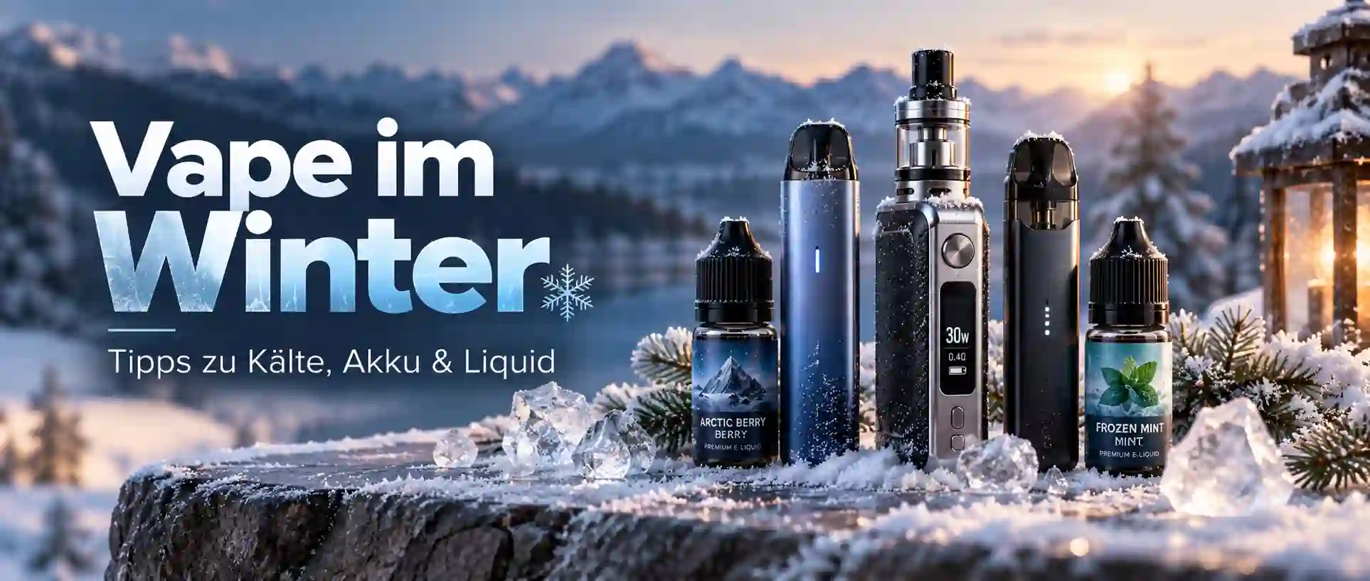 Vape im Winter – Akku, Kälte und Liquid richtig handhaben